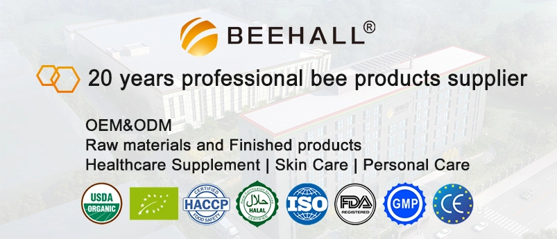 Beehall Organic Food Factory Good Quality Organic Raw Tea Bee Pollen